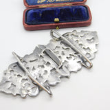 Victorian Sterling Silver Dolphin Fish Nurses Buckle Antique 1896 Birmingham