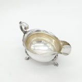 George III Sterling Silver Scrolled Handle Sauce Boat Antique 1766 London