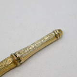 19th Century French Sterling Silver Gilt Floral Sewing Etui Antique c1860