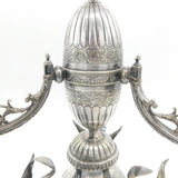Victorian Large Silver Plated Dragon Form Candelabra Centrepiece Antique c1880 Sheffield