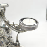 Victorian Large Silver Plated Dragon Form Candelabra Centrepiece Antique c1880 Sheffield