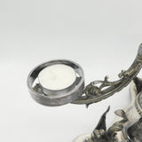 Victorian Large Silver Plated Dragon Form Candelabra Centrepiece Antique c1880 Sheffield
