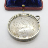 Edwardian Scottish Sterling Silver 'Blair Medal in French' Antique 1906 Edinburgh