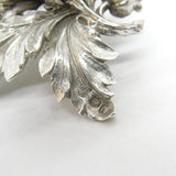 Georgian Cast Sterling Silver Spring Flower Blossom Teapot Finial c1820 Antique