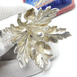Georgian Cast Sterling Silver Spring Flower Blossom Teapot Finial c1820 Antique