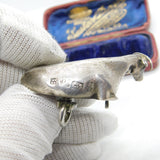 Georgian Sterling Silver Dairy Cow Butter Dish Finial Antique 1838 Sheffield
