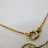 Victorian 15ct Gold, Freshwater Pearl & Turquoise Drop Necklace Antique c1880