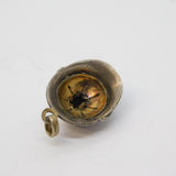 French Sterling Silver Miniature 'WW1 Adrian Helmet' Charm Antique c1915