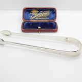 York Assay Georgian Sterling Silver Sugar Tongs Prince & Cattles c1780