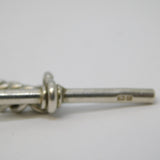 Victorian Sterling Silver Graduating Albert Watch Chain Antique 1901 Birmingham