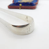 York Assay Georgian Sterling Silver Sugar Tongs Prince & Cattles c1780