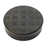 George III Pressed Bovine Horn Square Pattern Snuff Box Antique c1790