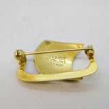 Einar Modahl Norwegian Sterling Silver Enamel Viking Ship Brooch Vintage