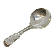 George IV Sterling SIlver Heraldic Crest Tea Caddy Spoon Antique 1826 London