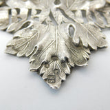 Victorian Sterling Silver Brandy Decanter Label 1871 London Goldsmiths Alliance