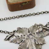 Victorian Sterling Silver Brandy Decanter Label 1871 London Goldsmiths Alliance
