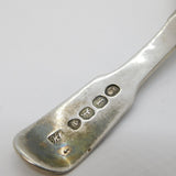 George IV Sterling SIlver Heraldic Crest Tea Caddy Spoon Antique 1826 London