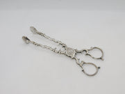George III Sterling Silver Scrolled Sugar Nips Antique 1770 London Stephen Adams