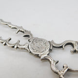 George III Sterling Silver Scrolled Sugar Nips Antique 1770 London Stephen Adams