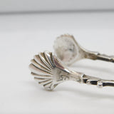 George III Sterling Silver Scrolled Sugar Nips Antique 1770 London Stephen Adams