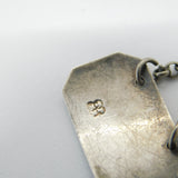 Georgian Sterling Silver 'Lemon' Bottle Ticket or Label c1790 Antique London