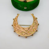 Victorian 9ct Gold Royal Army Physical Training Corps Sweetheart Brooch 1886