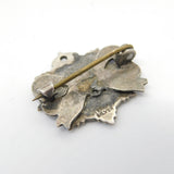 WWII Sterling Silver Enamel Royal Army Service Corps Sweetheart Brooch Antique