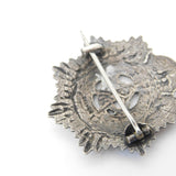 WWII Sterling Silver Enamel Royal Army Service Corps Sweetheart Brooch Antique
