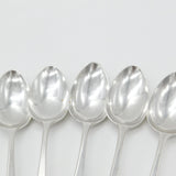Hester Bateman Georgian Set of Sterling Silver Bright Cut Teaspoons 1785 London