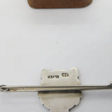 WWII Sterling Silver Enamel Royal Engineers Sweetheart Brooch c1940 Antique