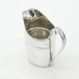 Georgian Sterling Silver Cream Jug Elephant Crest 1798 London Antique