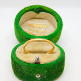 22ct Yellow Gold Wedding Band Ring Vintage 1951 Birmingham 'Lucky Star'