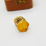 14ct Yellow Gold Bird in the Cage Charm Pendant Vintage c1960