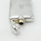 Sterling Silver Monogram Spirit Hip Flask 1921 Birmingham Antique