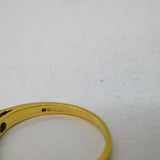 18ct Yellow Gold Seven-Stone Diamond Half Eternity Ring Vintage c1970 London