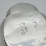 Victorian Sterling Silver Regency Pattern Snuff Box Antique 1899 Birmingham