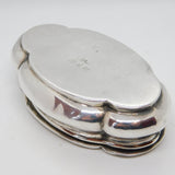 Victorian Sterling Silver Regency Pattern Snuff Box Antique 1899 Birmingham