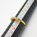 18ct Yellow Gold Seven-Stone Diamond Half Eternity Ring Vintage c1970 London