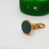 Victorian 9ct Rose Gold Bloodstone Set Sitting Squirrel Fob Seal Antique c1890