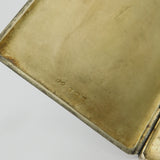 WWII Sterling Silver Engine Turned Enamel RAF Cigarette Case 1940 Birmingham