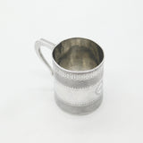 Georgian Sterling Silver Line Pattern Christening Mug Tankard 1799 London