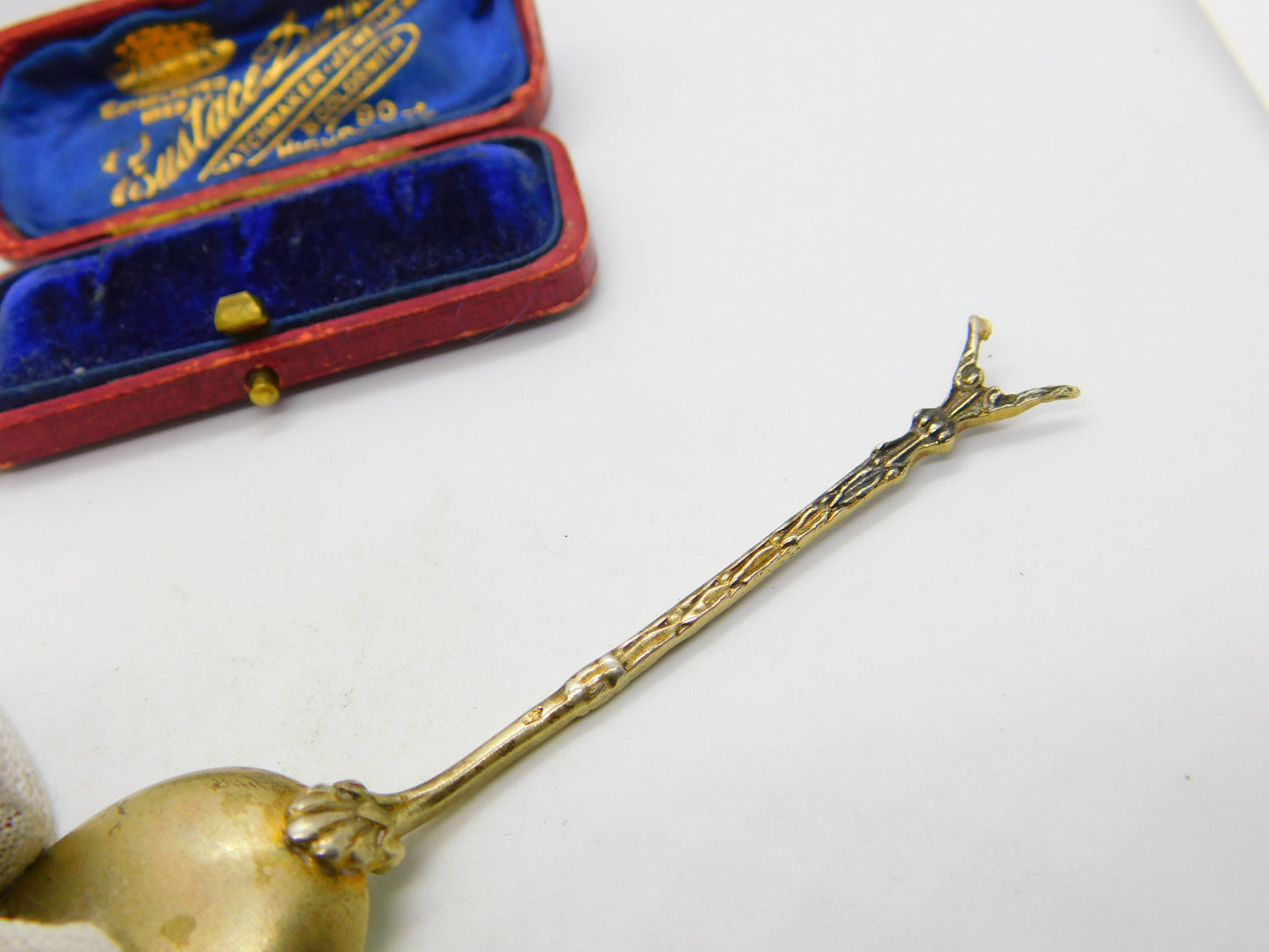 Austrian Sterling Silver Enamel Kaiser Franz Josef I Commemorative Spoon c1900