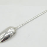 William III Britannia Standard Silver Bone Marrow Scoop Spoon Antique 1698 London