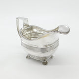 Georgian Sterling Silver Cream Jug Scallop Shell Feet c1780 William Withers