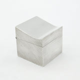Cast Sterling Silver Modernist Ring Jewellery Box 1972 Birmingham Vintage
