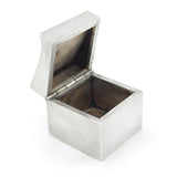 Cast Sterling Silver Modernist Ring Jewellery Box 1972 Birmingham Vintage
