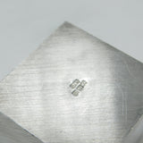 Cast Sterling Silver Modernist Ring Jewellery Box 1972 Birmingham Vintage