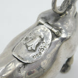 Victorian Sterling Silver Cow Creamer 1899 Chester Import Dutch 18th Century