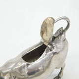 Victorian Sterling Silver Cow Creamer 1899 Chester Import Dutch 18th Century