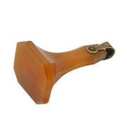 George III 9ct Rose Gold Carved Red Carnelian Agate Fob Seal Antique c1820